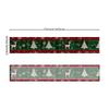 33*183cm Christmas Table Runner Set - Linen-Look Digital Print Holiday Decor for Dining Tables & Cabinets