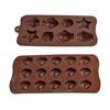 Molde de Silicone Estrela do Mar & Concha: Chocolate de Peixe de Desenho Animado, Bolo, Pudim, Cubo de Gelo, Bandeja de Epóxi