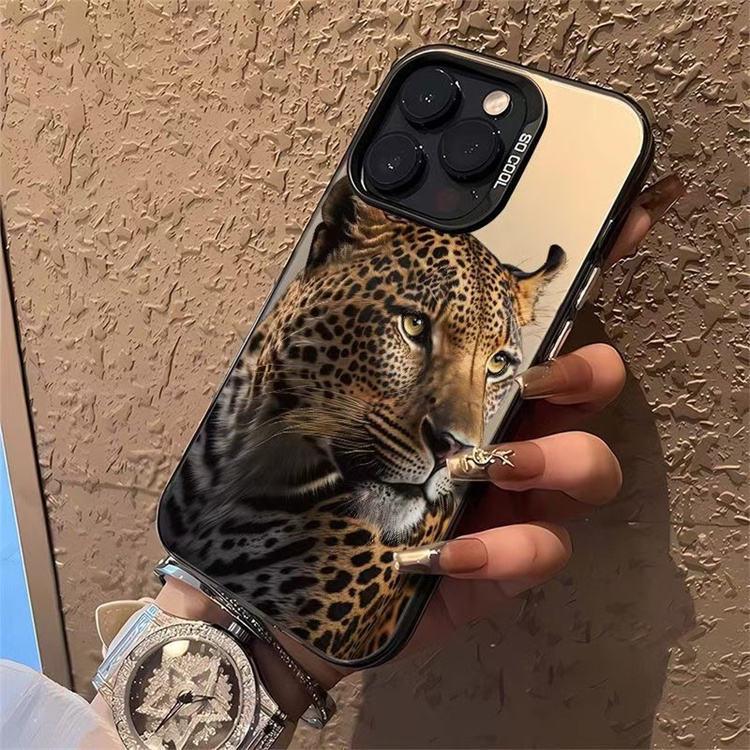 Leopardenmuster iPhone Hülle für Apple 13/14/15/16/17 Pro Max - Trendiges und Einzigartiges Design