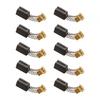 Carbon Brushes 10Pcs Accessories Brand New Carbon And Metal