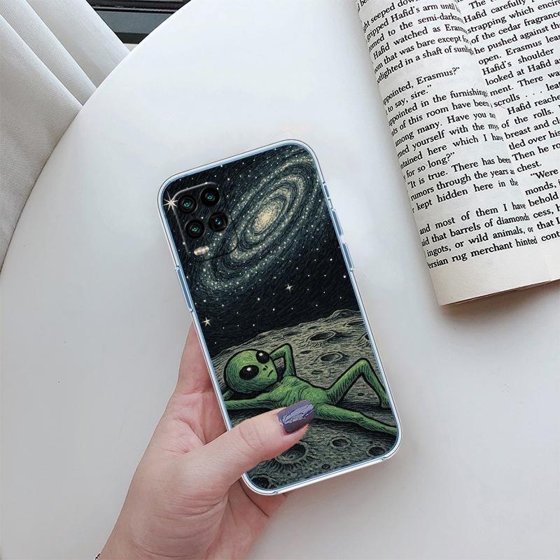 BH46 Trippy Tie Dye Peace Alien Phone Case for Motorola Moto G40 G04 G05 One Ace Action Fusion + Plus Hyper Macro Vision Zoom