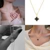 Trendy Clover Sweater Necklace Chic And Unique Suitable For Women