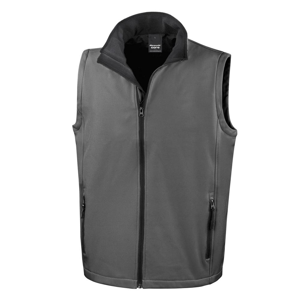 Result Core Mens Softshell Printable Gilet
