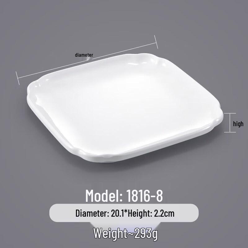 A5 Melamine Commercial Restaurant Plates