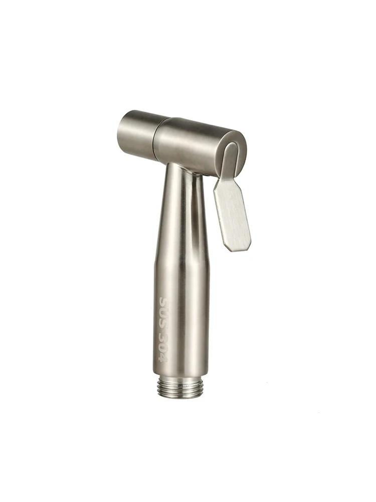 

Распылитель для крана из нержавеющей стали, ручной кран для унитаза и биде, распылители для биде из нержавеющей стали, распылитель для воды с щеткой белый