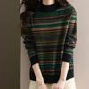 Sweater for Women Autumn Winter Thickened Pullover Warm Knitted Stretchy Long Sleeve Oversize Jumper Tops