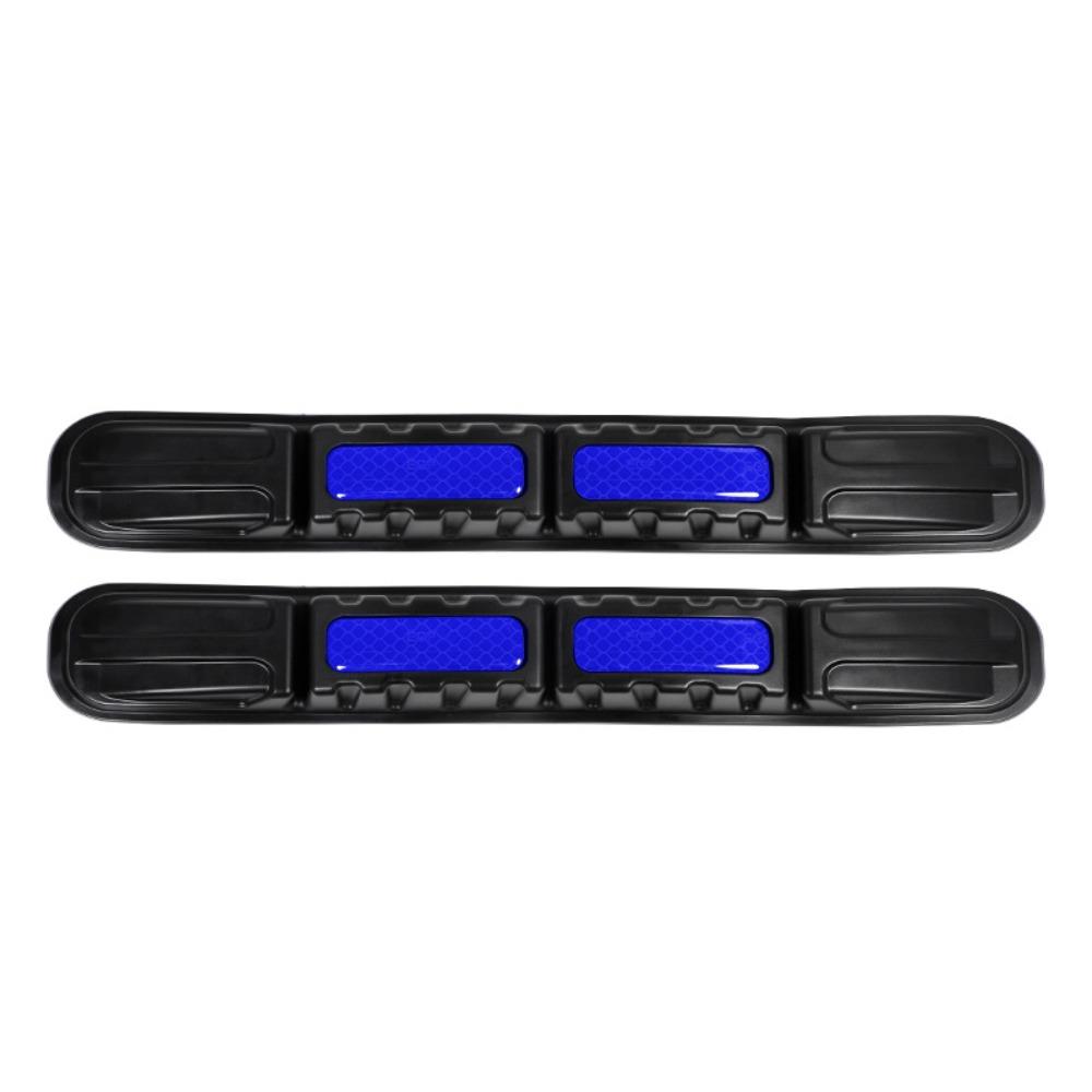 2Pcs Self-Adhesive Bumper Guard Strips TPU Material Auto Door Edge Guards  Bumper Protection синий