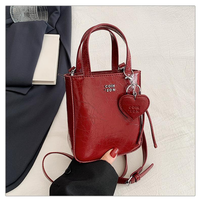 High Quality Chic PU Leather Shoulder Bag Versatile Small Square Satchel Waterproof Lightweight Crossbody for Travel Work Gift Women