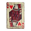 Vintage Poker Metal Sign Retro Joker Tin Sign King Jack Sign Wall Decoration for Home Cafe Pub Bar Shop 8x12 Inch