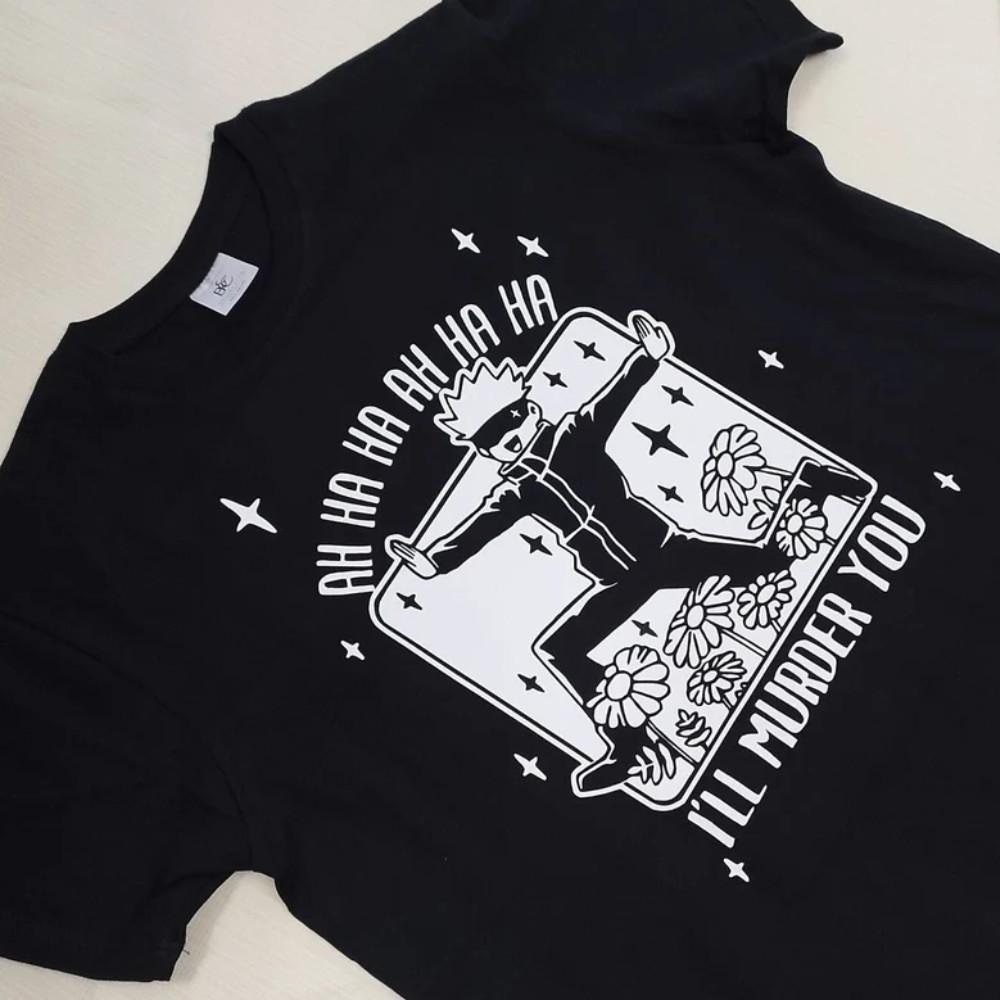 Футболка JJK, Футболка Годжо Сатору, Годжо Сатору, Унисекс футболка Jujutsu Kaisen S
