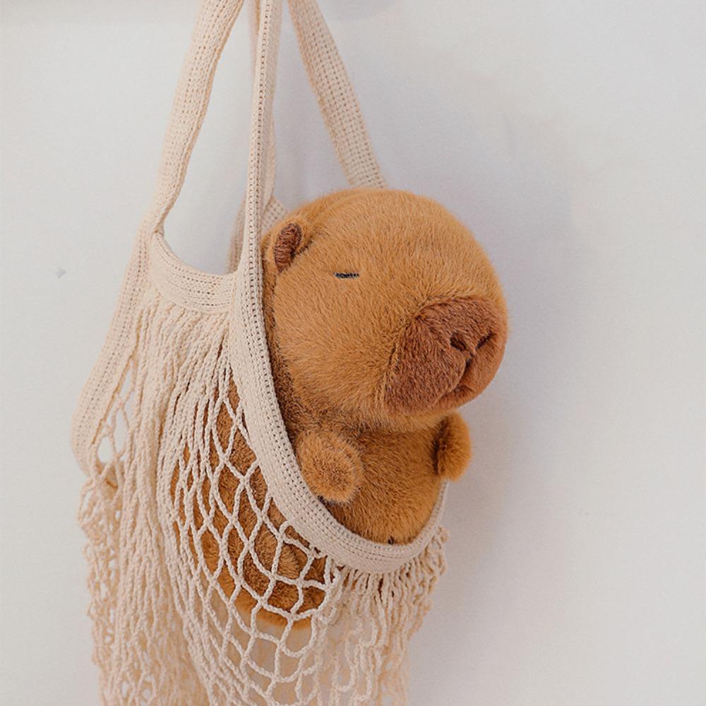 Soft Cartoon Capybara Cotton Doll Brown Capybara Stuffed Doll Plush Capybara Plush Toy  Birthday