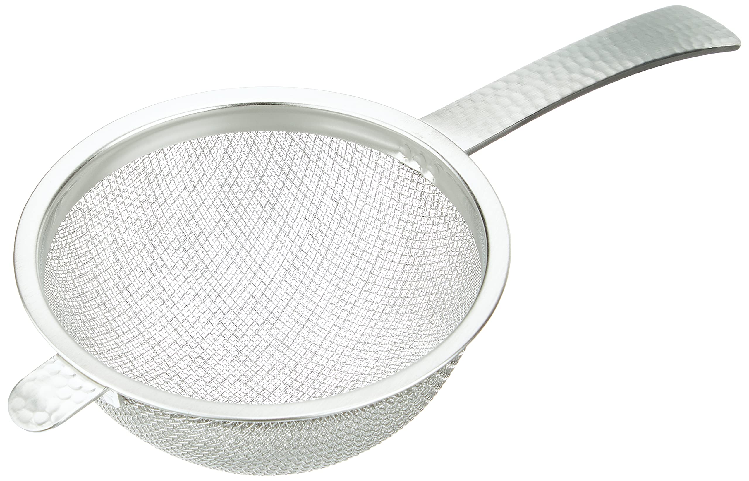 

Nichi Nichi Dogu Чайное ситечко с молотковой чеканкой, Нержавеющая сталь, Сделано в Японии, Можно мыть в посудомоечной машине, S-34