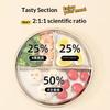 304 Stainless Steel  Modern Minimalist Design Three-Compartment Square Sleeves Dishwasher Safe Eco-Friendly Plate