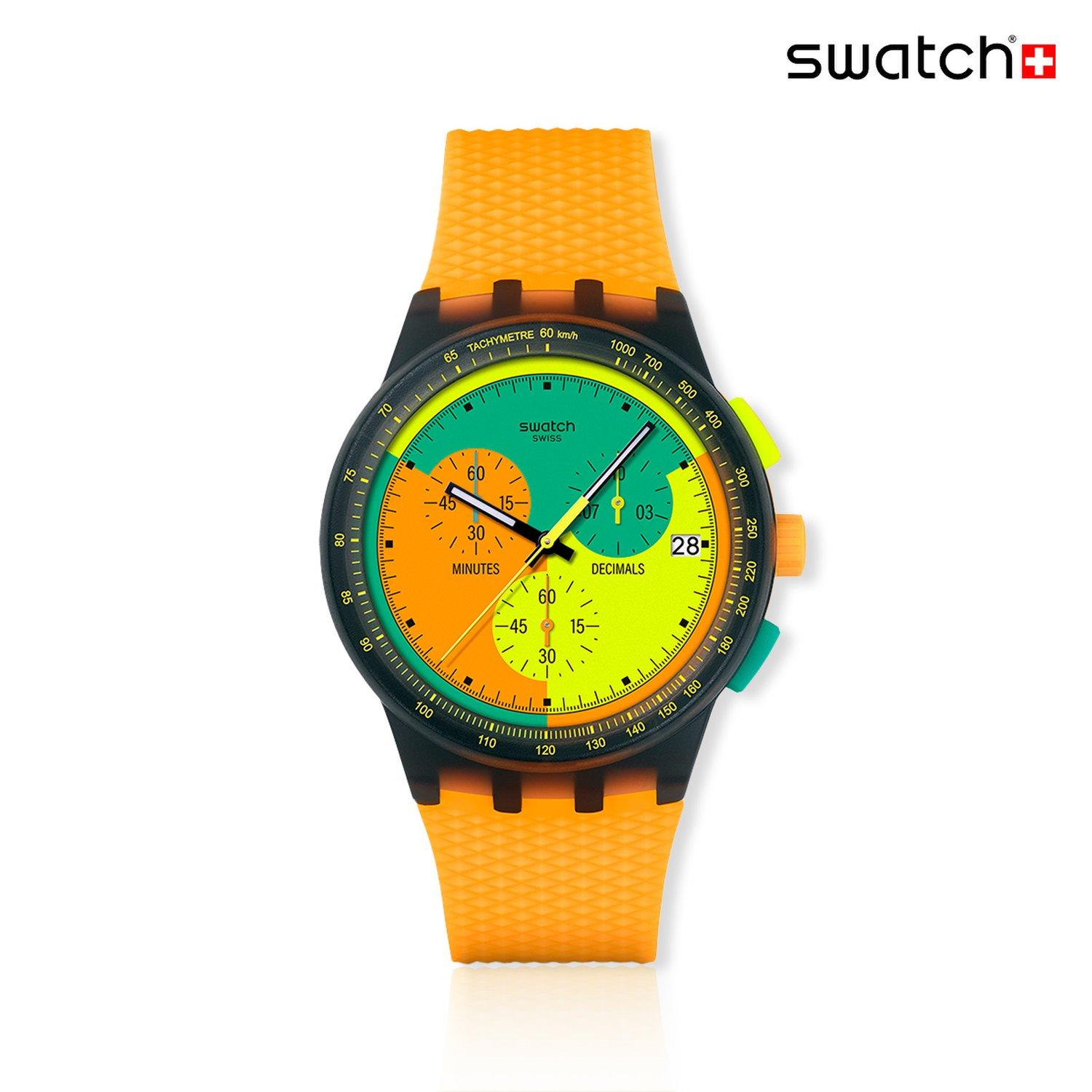 [Часы] SWATCH NEON SIGNAL FLAG SUSB422