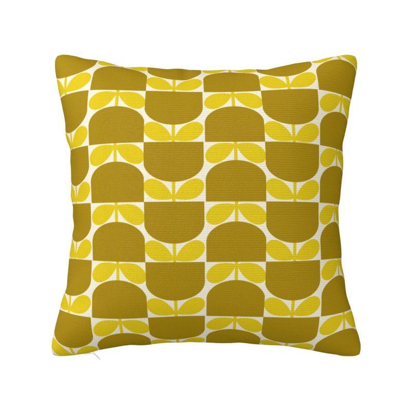 Orla Kiely Fiori Scandinavi Federa Cuscino Arredo Casa Quadrata Poliestere Stampa Double Face