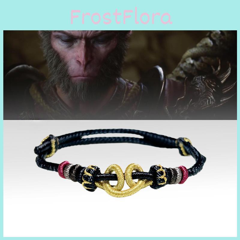 Unique Diy Handwoven Wukong Colorful Bracelet Embracing Ethnic Charm For Meaningful Couples Gift