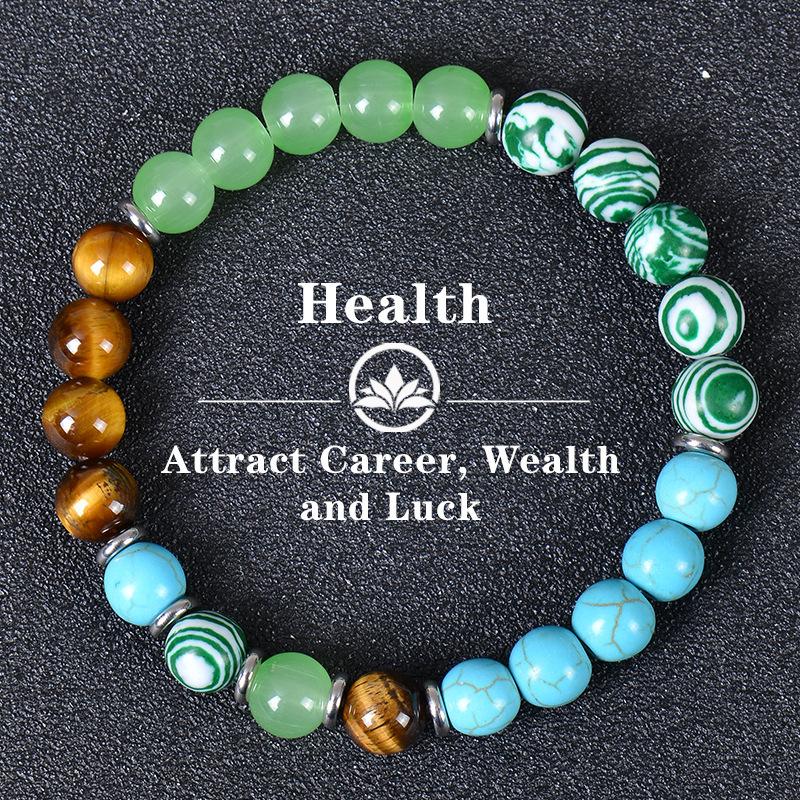 Natural Shoushan Stone Bracelet, Handmade, Shimmering, Frosted Stone, Beaded Bracelet, Health Bracelet