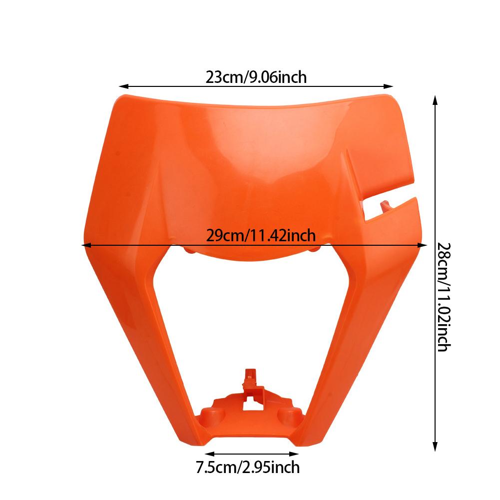 Motorcycle Headlight Lens Cover Mask Dirt Bike Motocross Kit for EXC Accessories XC SX SXF XCW 125 To 500 SMR 2021 2022