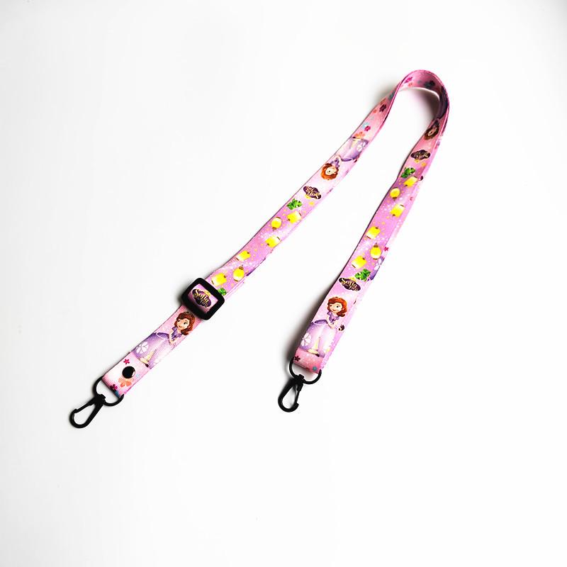 Korean-Style Cute Cartoon Phone Crossbody Strap: Adjustable Shoulder Lanyard