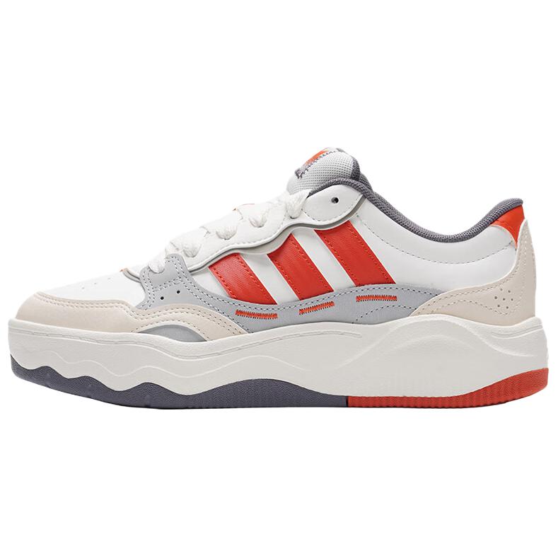 

Adidas Lite Shuffle Comfortable Trendy Low-Top Skate Shoes Unisex Sneakers White Red KH9027 38