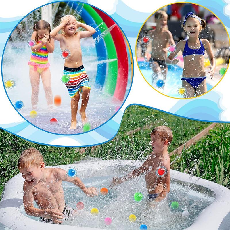 10/30/42/50/60PCS Water Balls Funny Outdoor Games Props Suitable for Swimming Pool Beach Party Interactive Summer Water Toys ZYF
