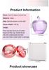 Apple-Shaped Crystal Nail Art Cup with Lid for Liquid Storage & Brush Cleaning