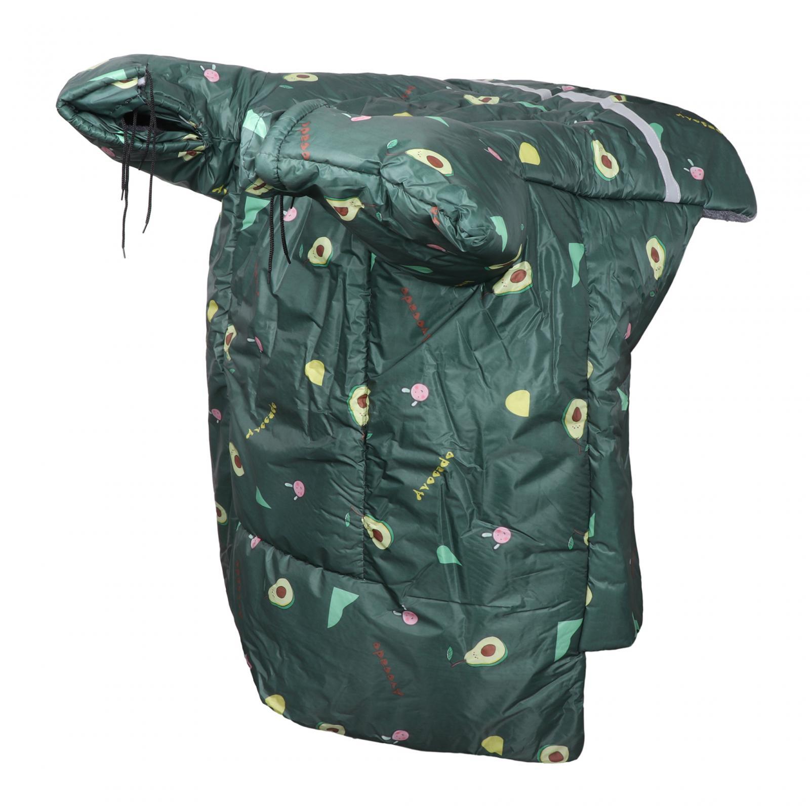 Windproof Cover, Electric Tricycle Windshield Quilt Rain Cover Blanket Leg Warmer for Women Men Tricycles Cycling Night зелёный