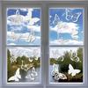 1st/4pcs Anti-collision Window Sticker, Large Butterfly Protection Warning To Prevent Birds From Hitting The Door and Window Glass Decoration