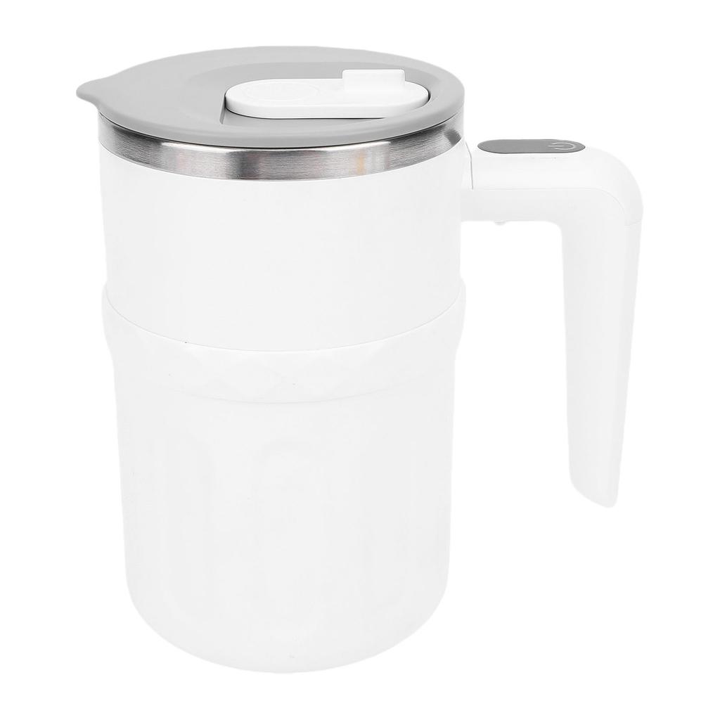 Selbstrührende Kaffeetasse 304 Edelstahl 380ml LED Temperaturanzeige Wiederaufladbarer Magnetischer Automatischer Mischbecher