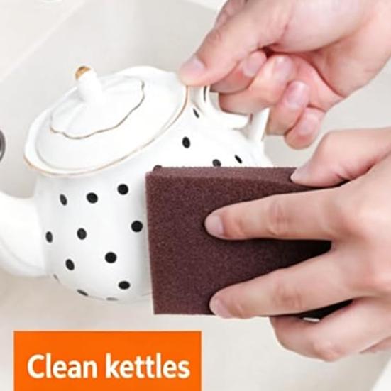 Cleaning Sponge Multi-Functional Scrub Pad Kitchen Pots Stoves Bathroom Tiles Shoe Stains Rust Removal Household Cleaning Scrubber