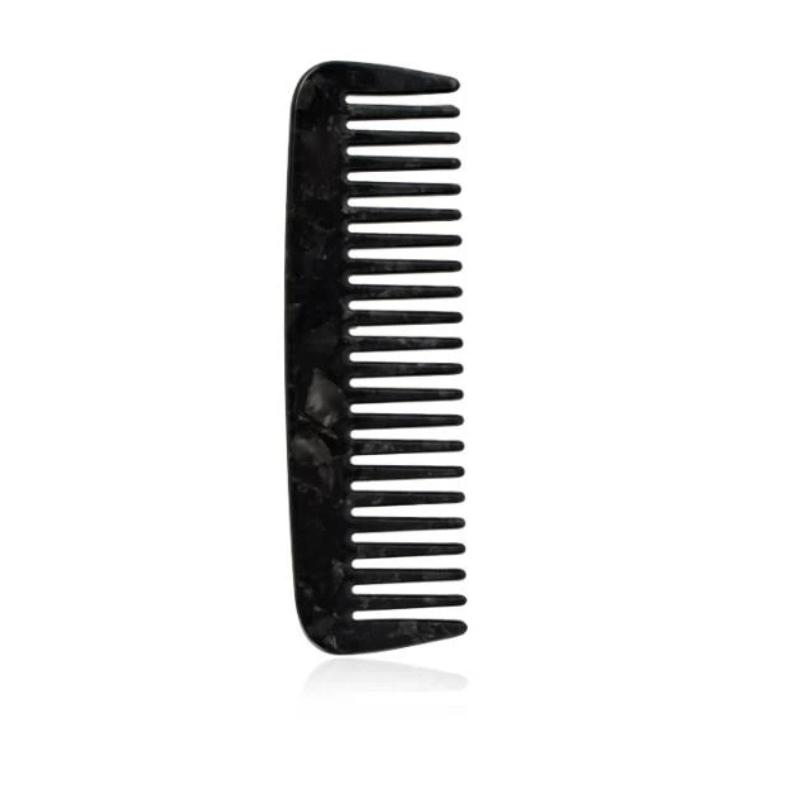 Portable Mini Acetate Comb 1Pc Pocket Size Durable for Daily Beard Grooming Travel Hairstyling Tool