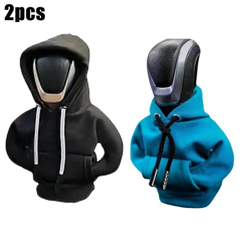 Felpa con Cappuccio Universale Copertura Leva Cambio Auto Felpa Leva Cambio Copertura Pomello Cambio Decorazioni Auto