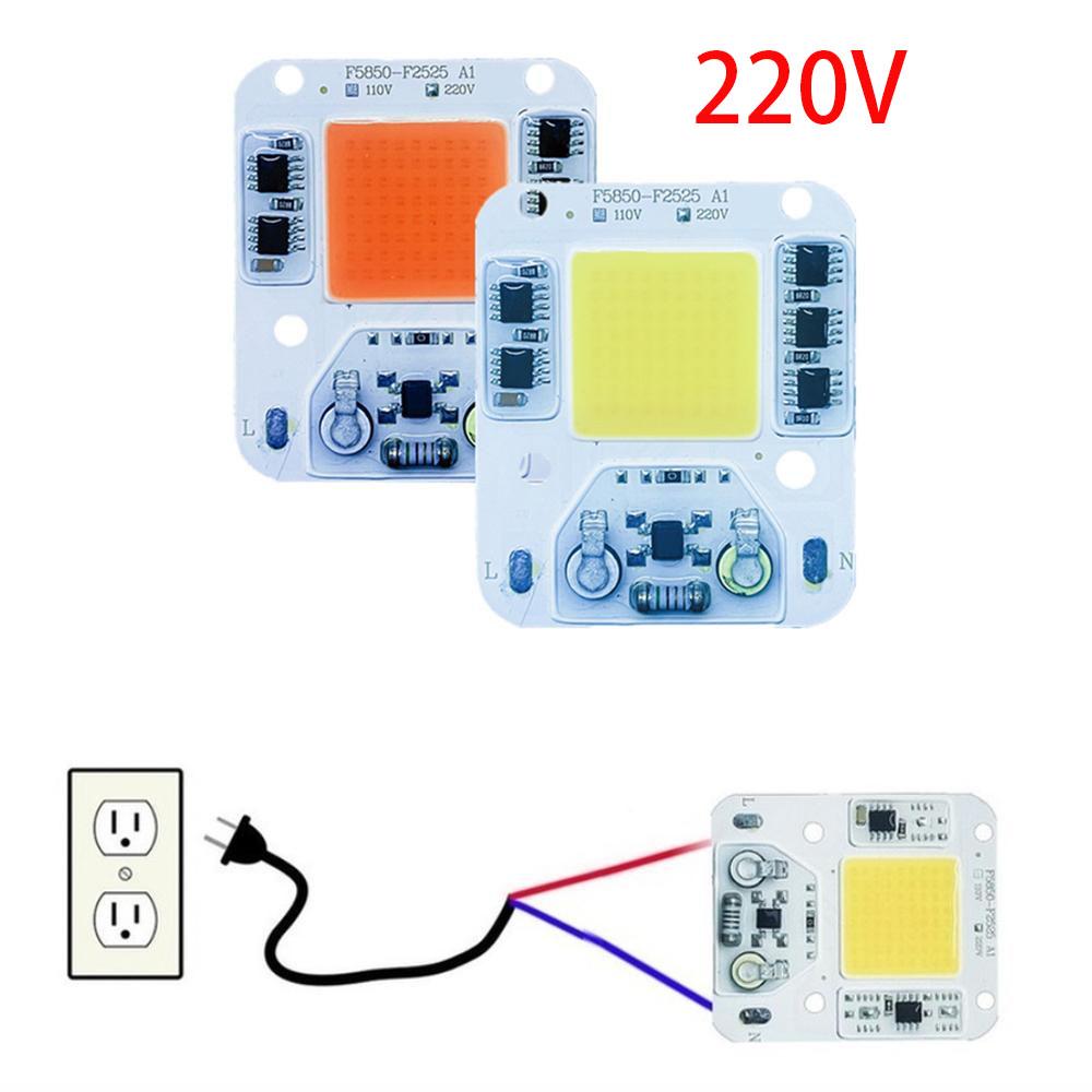 

AC220V Светодиодный чип 50Вт 30Вт 20Вт COB Чип Не нужен драйвер Светодиодные лампочки для Прожектора Точечного светильника Лампада DIY Освещение 220V 20W теплый белый