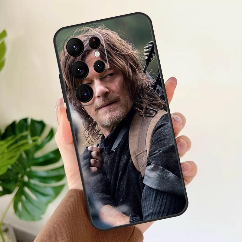 The Walking Dead Daryl Dixon Soft Case For Samsung Galaxy S21 S22 S23 S24 S25 Ultra S9 S10 Plus S20 FE S24 FE Phone Cover