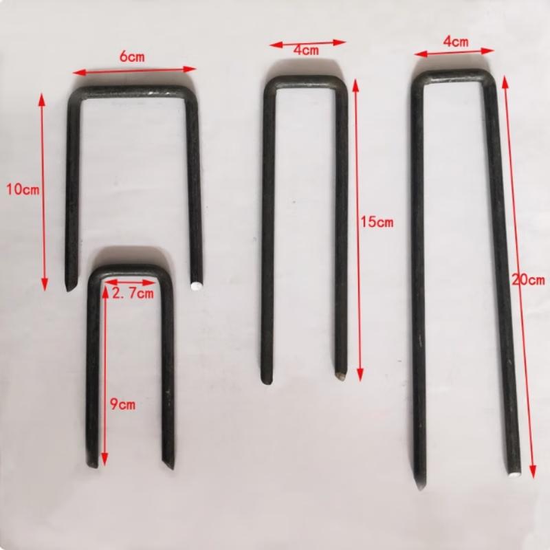 Tieluowei U-Shaped Round Steel Ground Stakes