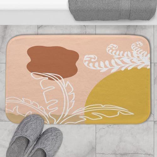 Loving Heart Doormat Carpet with Gnome and Heart Pattern Woven Lightweight Fug for Entryway Bathroom Non-slip Floor Mat Welcome