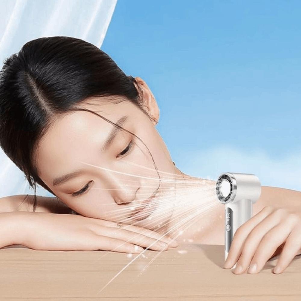 Waterproof Mini Fan Quiet Operation Turbo Fan Electric Fan USB Rechargeable Fan  Makeup Setting