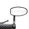 2 Peças Espelhos Retrovisores Universais 7/8" 22mm para Guidão de Motocicleta Scooters Espelho Retrovisor