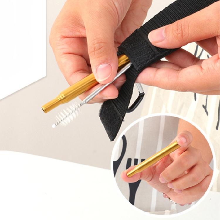 Professional Telescoping Straw Cleaning Brush With Soft Bristles Heat Resistant Straw For Daily Cleaning