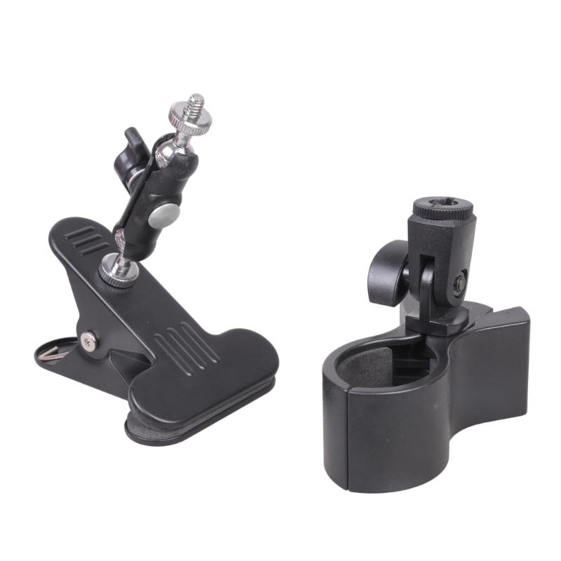 Embroidery Hoop Holder Clip 360degree Rotatable Adjustable Table Clamp Metal Clip Microphone Holder Secure Gripping