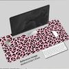 Modisches Leopardenmuster Wasserdichtes Mauspadd Office-Pad Computer-Laptop-Pad Spielkonsolen-Pad Tastatur-Mauspad Schreibtischzubehör