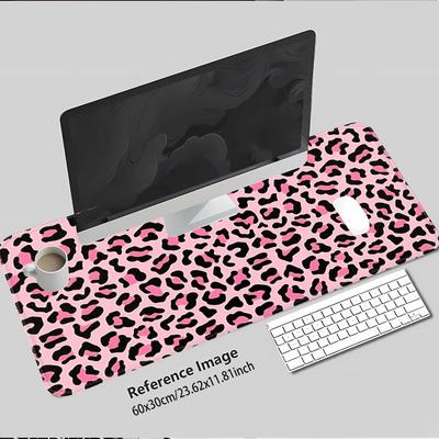 Fashion Leopard Print Waterproof Mouse Pad Office Pad Computer Laptop Pad Game Console Pad Keyboard Mouse Pad Desk Accessories