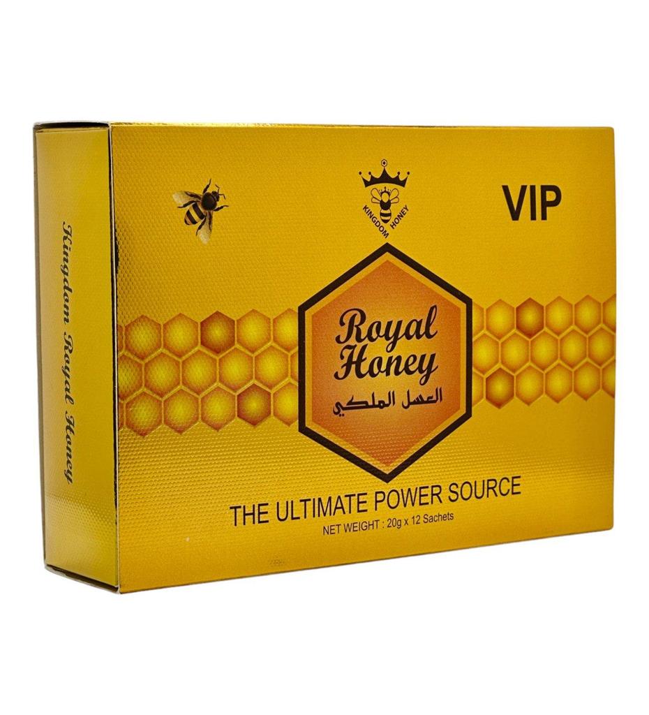 Royal Honey Medový včelí aktivní bylinný med 12x20g Výkon Účinný (24 hodin efektivní)