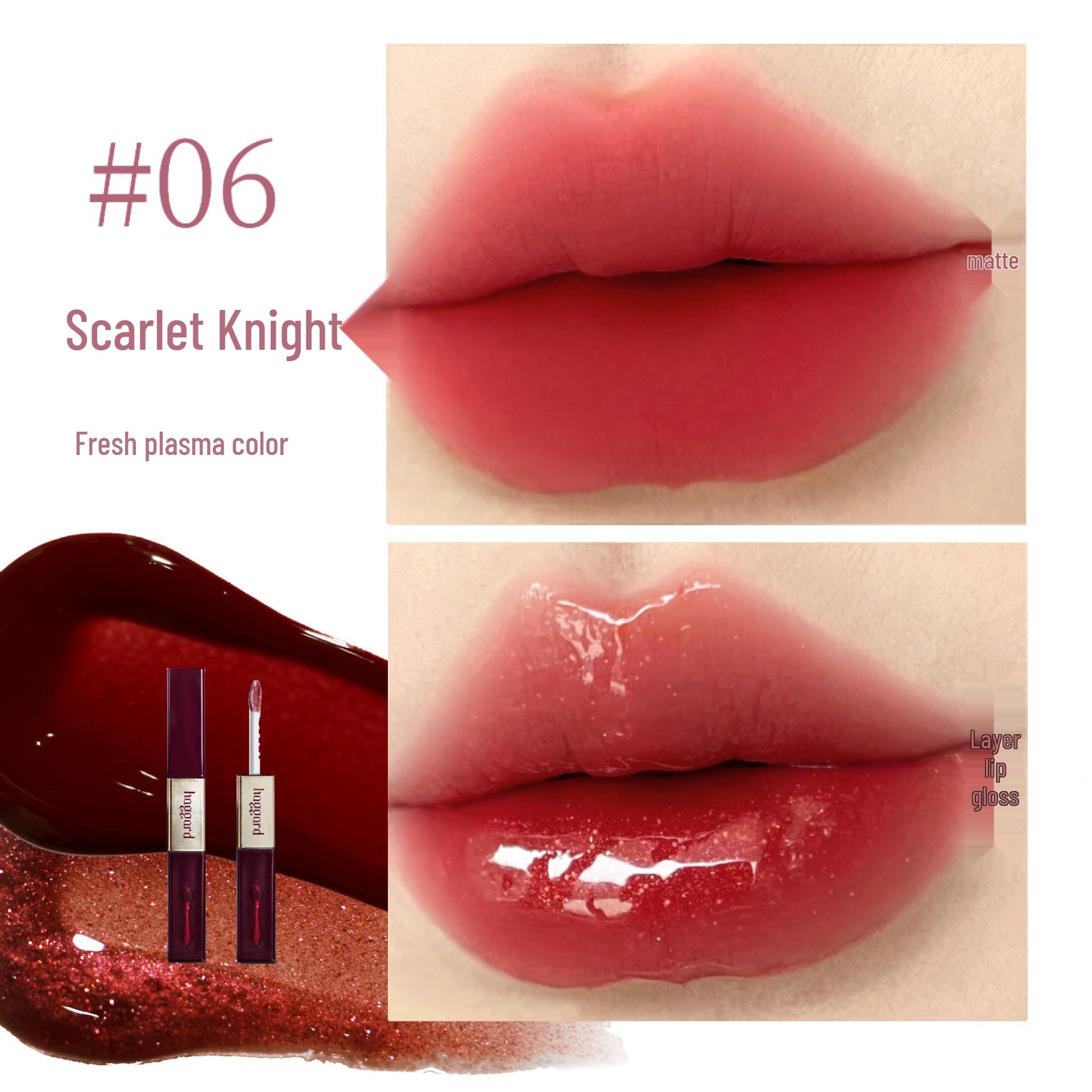 

Haggard Black Ash Dual-Ended Lip Glaze & Matte Lipstick Combo - Versatile Nude Lip Gloss & Matte Finish