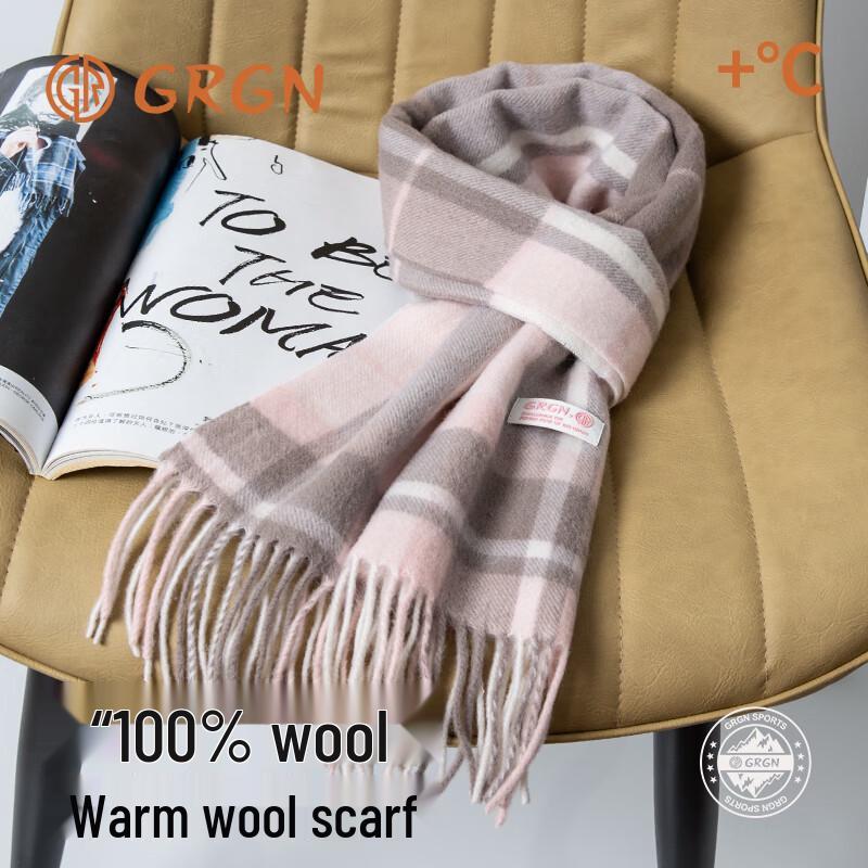 

GRGN Women s Pure Wool Autumn/Winter Scarf
