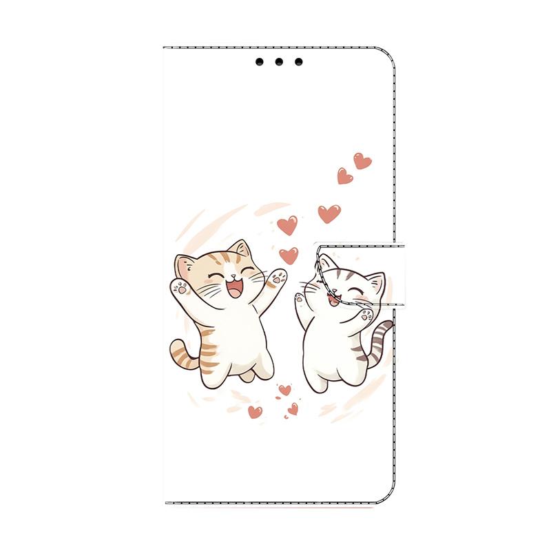 Cat Paint Cover for Samsung Galaxy A37 A57 A17 A07 A56 A36 A26 A16 A06 A55 A35 A25 A15 A54 A34 A14 Capa Phone Wallet Phone Case