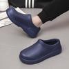 Men's Chef Shoes Waterproof Oilproof Kitchen Shoes Non-slip Garden Clogs Man Winter Warm Work Shoe EVA Sandal Casual Shoes