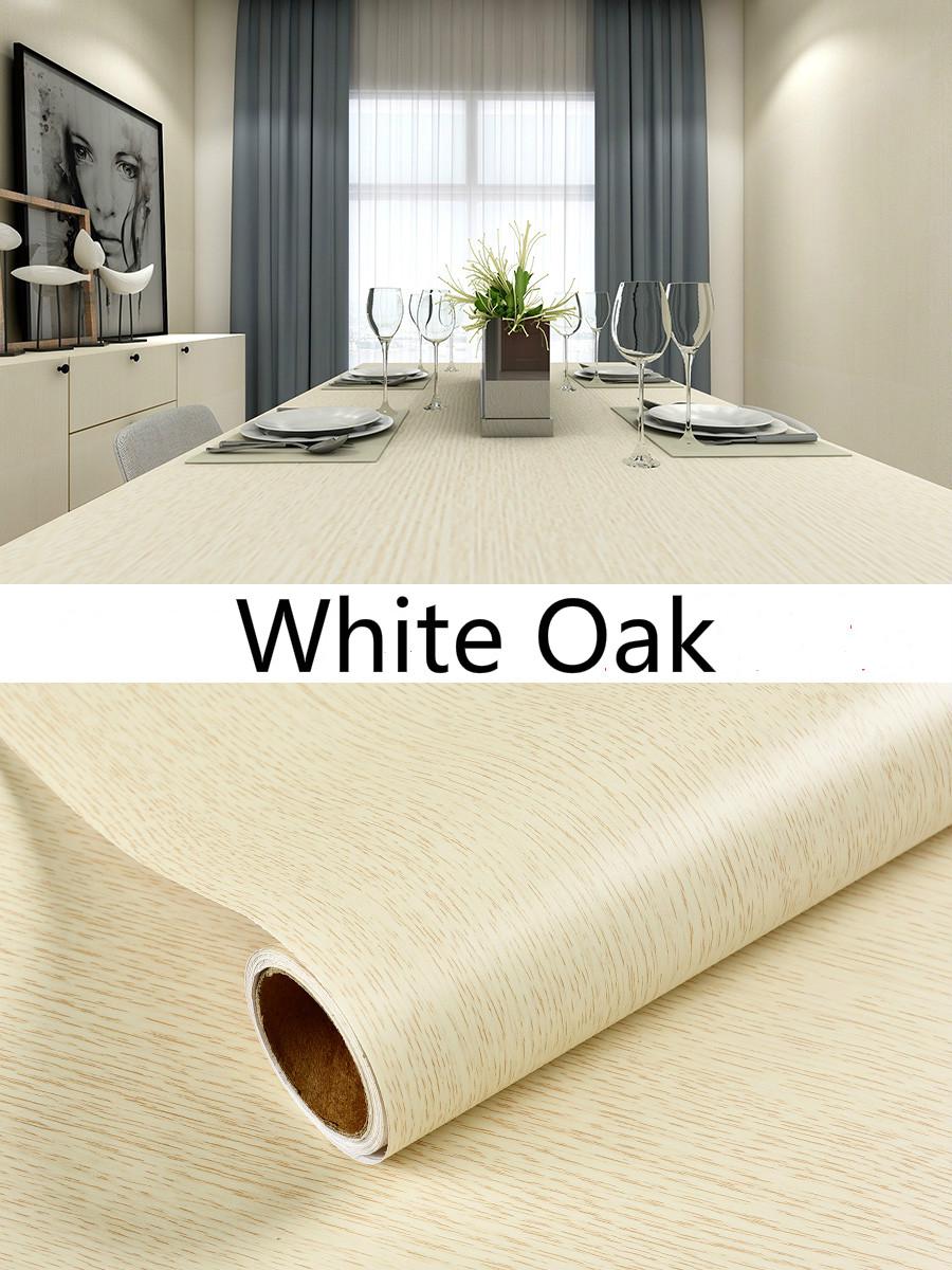 

Виниловые Водонепроницаемые Обои с Текстурой Дерева Самоклеящиеся Наклейки Для Кухонного Шкафа Мебели Гардероба Стола Настенные Обои Домашний Декор 30cmx1m