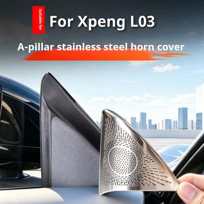 For Xpeng MONA L03 2026 Door Triangle Speaker Cover Dustproof Protector Interior Mod Accessories