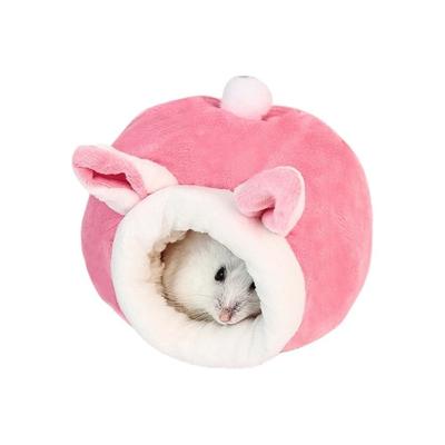 Rabbit Cute Hamster Cotton House Thickened Comfortable Rat Sleepping Bed Warm Soft Hamster House Cave Golden Hamster